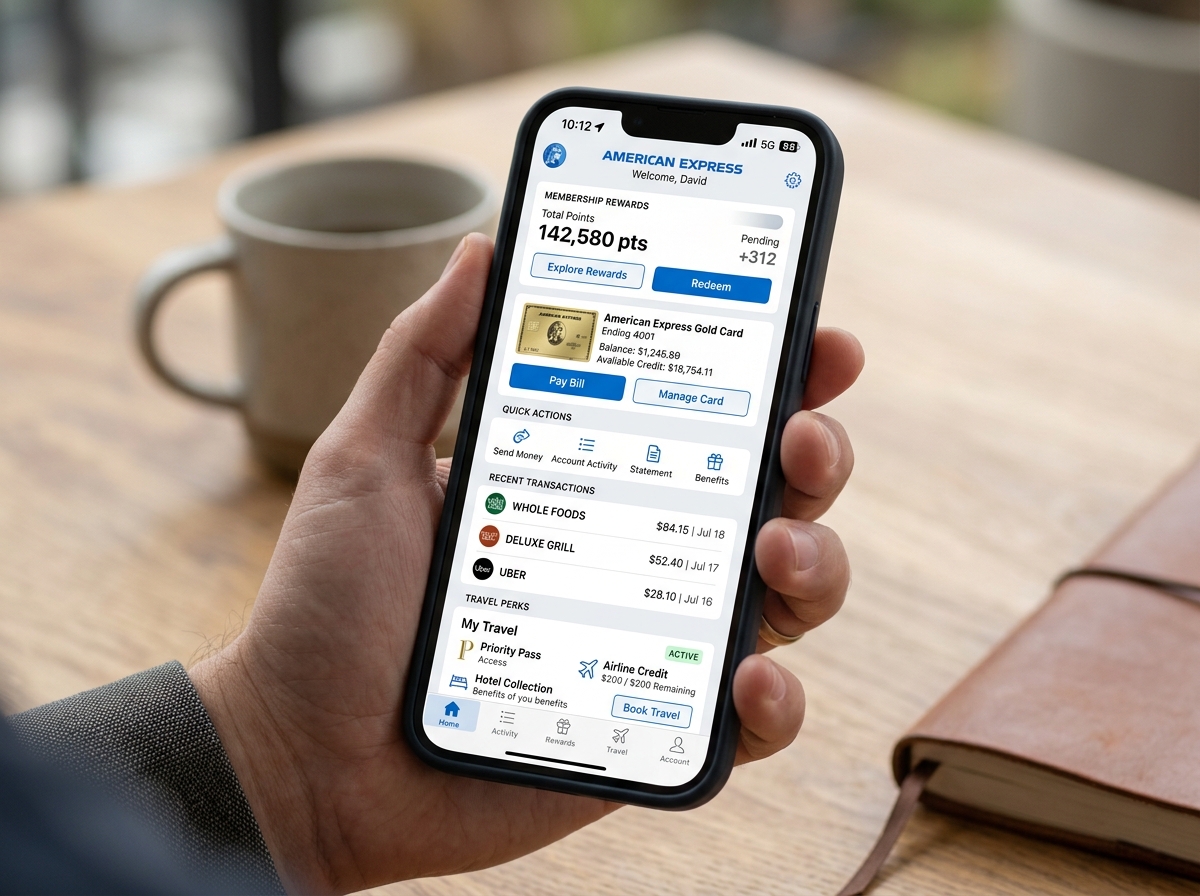 Amex App UI