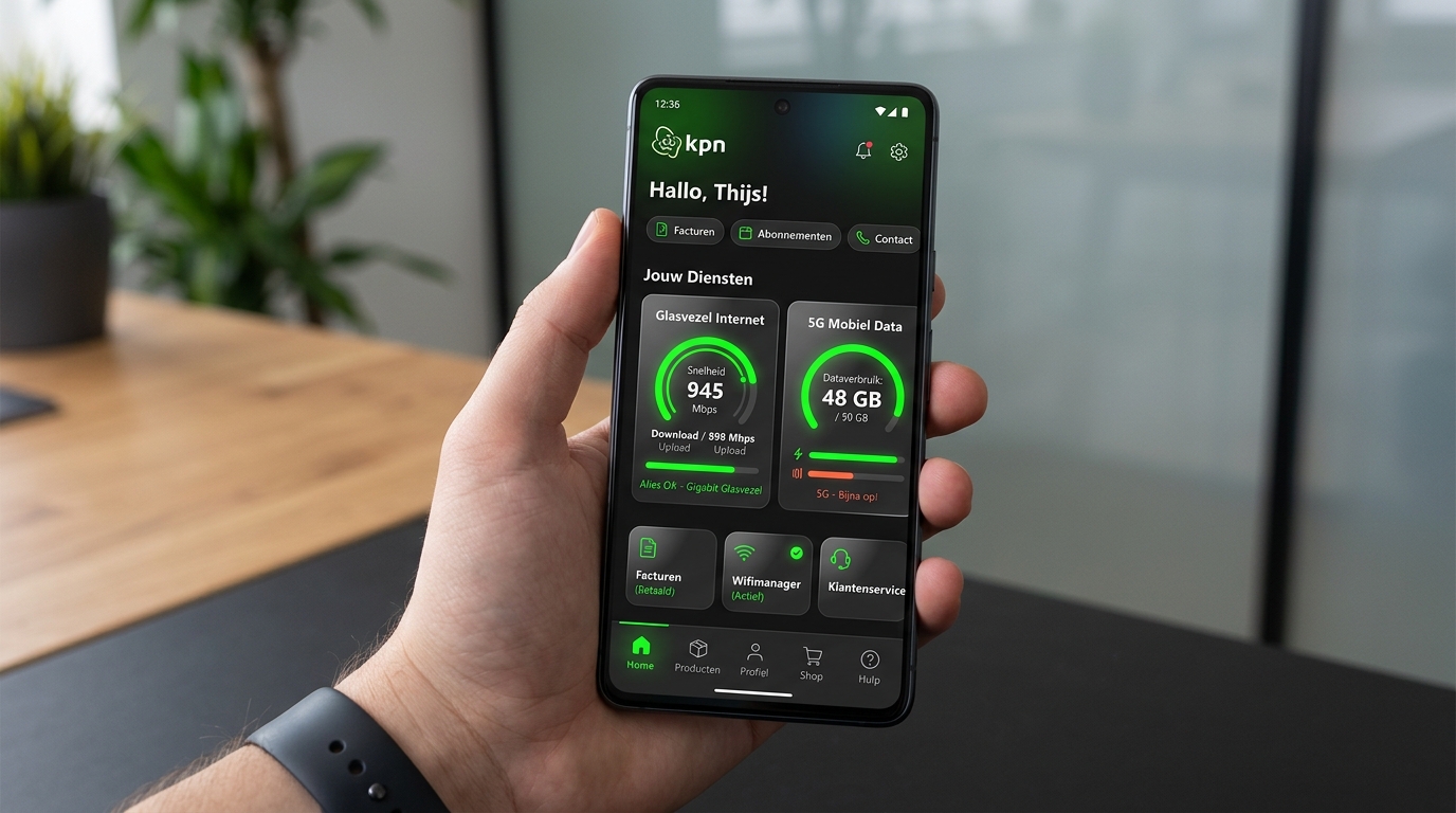 MijnKPN Mobile App Interface